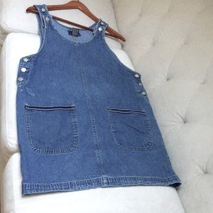 Jumper Dress With Large Pockets